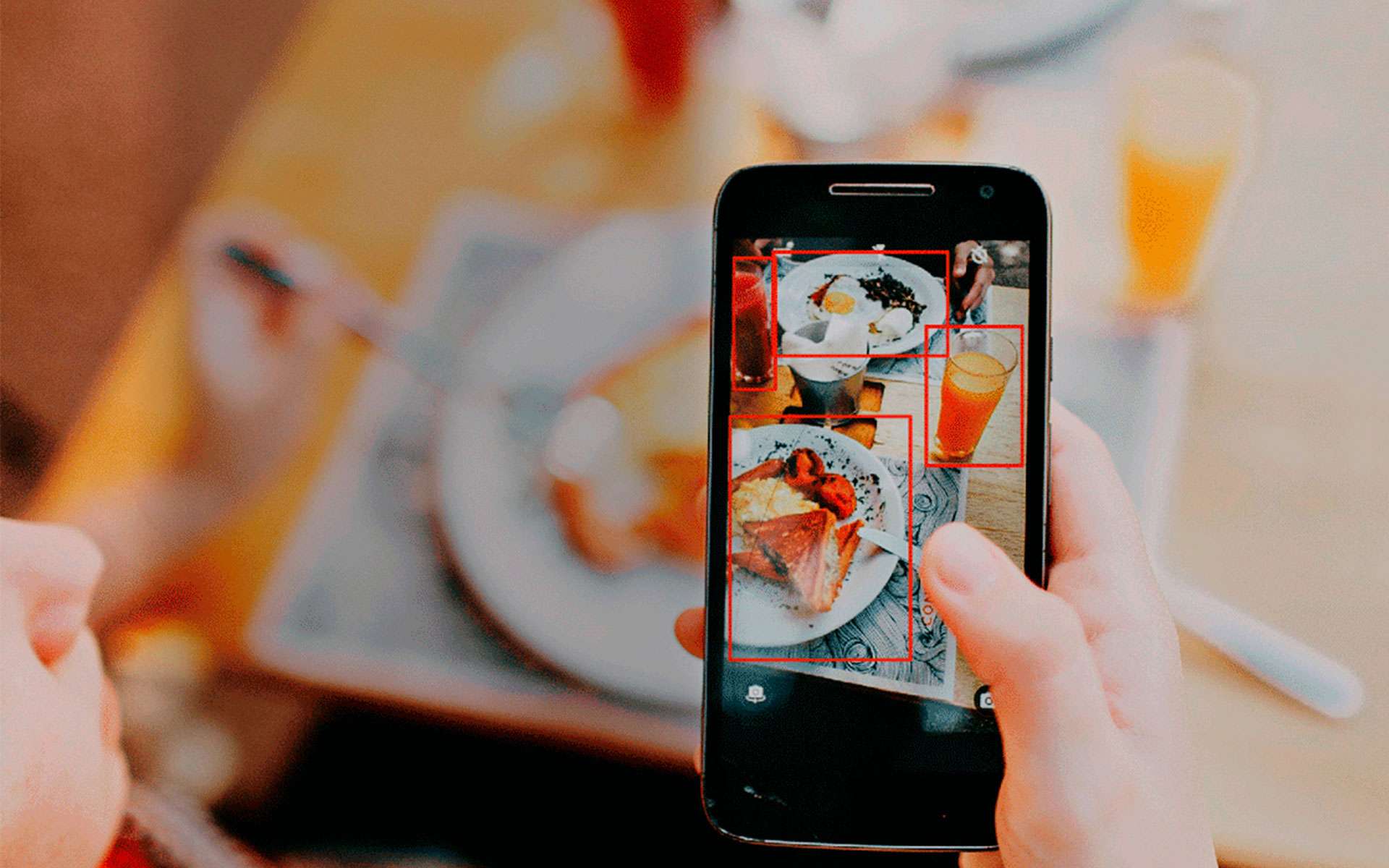 food recognition self-service restaurants fast easy checkout kiosk touchless solution